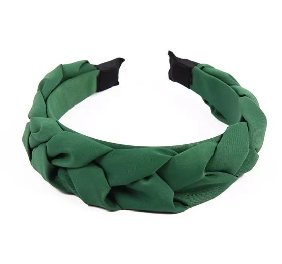 DONEGAL ОБРУЧ ДЛЯ ВОЛОС КОСИЧКА FA-5861 ЗЕЛЕНЫЙ