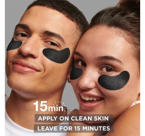GARNIER SKIN NATURALS CHARCOAL CAFFEINE ПАТЧИ ПОД ГЛАЗА 5Г