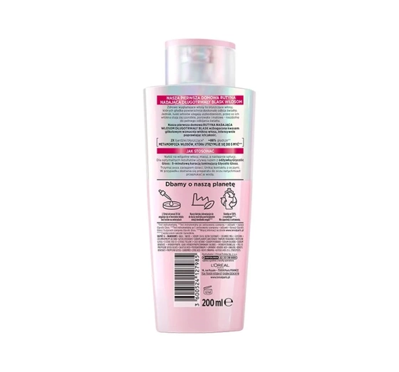 LOREAL ELSEVE GLYCOLIC GLOSS ШАМПУНЬ ДЛЯ МАТОВОГО ТА ЖОРСТКОГО ВОЛОССЯ 200 МЛ