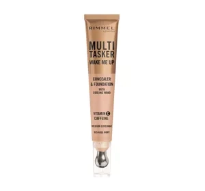 Rimmel Multi-Tasker Wake Me Up коректор і тональний засіб 2в1 025 Rose Ivory 20мл