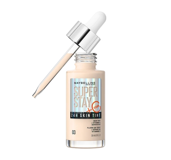 Натисніть на картинку, щоб її збільшити MAYBELLINE SUPER STAY 24H SKIN TINT ОСВІТЛЮВАЛЬНИЙ ТОНАЛЬНИЙ ЗАСІБ 6.5 30МЛ