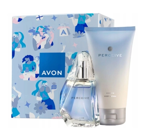 AVON PERCEIVE FOR HER ПАРФЮМИРОВАННАЯ ВОДА 50МЛ + БАЛЬЗАМ 150МЛ