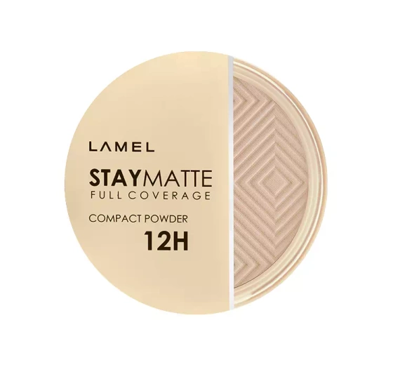 LAMEL STAY MATTE COMPACT POWDER ПРЕСОВАНА КРИЮЧА ПУДРА 403 NATURAL 12Г