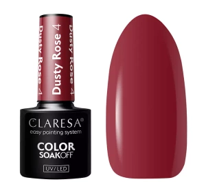 CLARESA SOAK OFF ГЕЛЬ-ЛАК DUSTY ROSE 4 5Г
