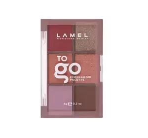 LAMEL TO GO КОМПАКТНАЯ ПАЛЕТКА ТЕНЕЙ ДЛЯ ВЕК 404 6Г