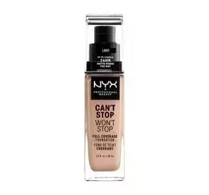 NYX PROFESSIONAL MAKEUP CAN'T STOP WON'T STOP ТОНАЛЬНОЕ СРЕДСТВО ПОЛНОЕ ПОКРЫТИЕ 05 LIGHT 30МЛ
