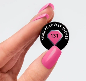 SEMILAC ГІБРИДНИЙ ЛАК УФ LOVELY MICKEY 131