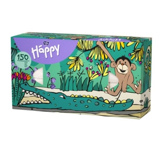Bella Baby Happy паперові серветки в коробці 150 штук