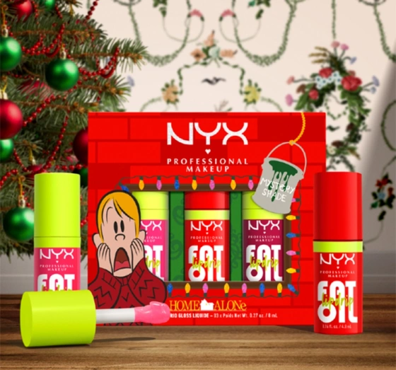 NYX Professional Makeup x Home Alone Fat Oil Lip Drip Trio набір блисків для губ 3 x 4,8мл
