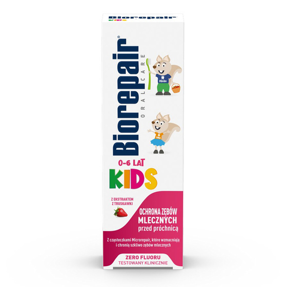 Нажмите на картинку, чтобы ее увеличить Biorepair Kids зубная паста для детей 0-6 лет Клубника 50мл