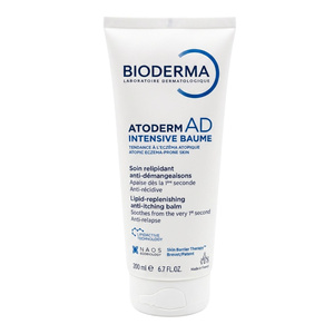 Bioderma Atoderm AD Intensive Baume Lipid-Replenishing відновлюючий бальзам для тіла проти свербіння для сухої шкіри та шкіри, схильної до атопії, 200 мл
