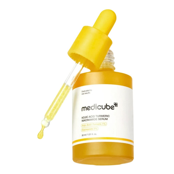 Medicube Kojic Acid Turmeric Niacinamide Serum сироватка для вирівнювання тону шкіри з койовою кислотою проти пігментних плям, 30 мл