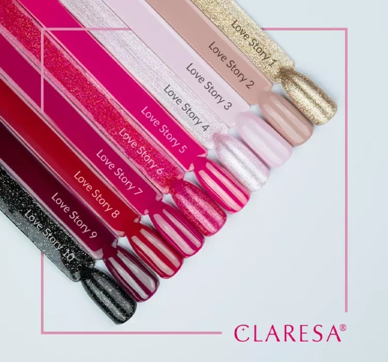 CLARESA SOAK OFF ГЕЛЬ-ЛАК LOVE STORY 9 5Г
