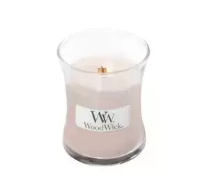 WOODWICK SMALL JAR CANDLE АРОМАТИЧЕСКАЯ СВЕЧА VANILLA & SEA SALT 85Г