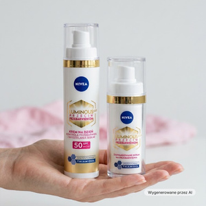 NIVEA 2 Pack Cellular Luminous630 набор косметики для ухода за лицом дневной крем + сыворотка