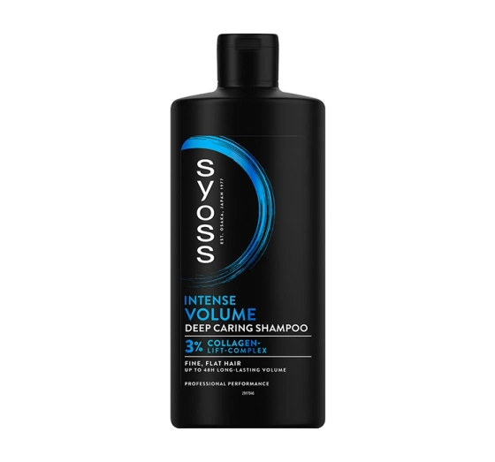 SYOSS VOLUME ШАМПУНЬ ДЛЯ ДЕЛИКАТНЫХ ВОЛОС БЕЗ ОБЬЕМА 440МЛ