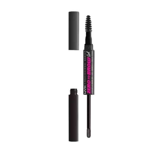 NYX PROFESSIONAL MAKEUP ZERO TO BROW ГЕЛЬ ДЛЯ БРІВ 08 BLACK 2МЛ