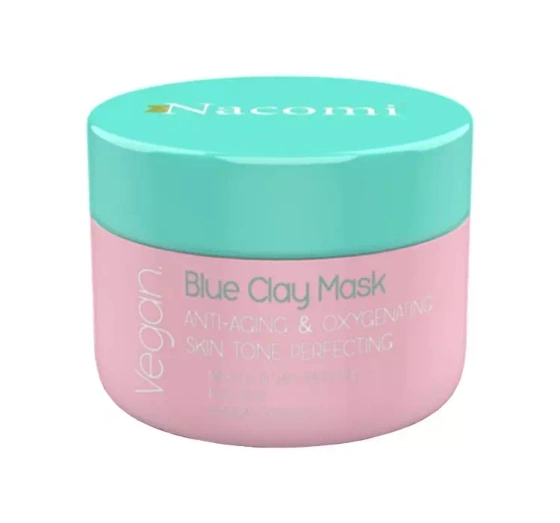 Натисніть на картинку, щоб її збільшити NACOMI BLUE CLAY MASK БЛАКИТНА МАСКА ПРОТИ ЗМОРШОК 50МЛ