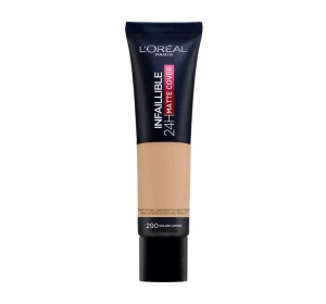 LOREAL PARIS INFAILLIBLE 24H MATTE COVER СТІЙКИЙ МАТУЮЧИЙ ТОНАЛЬНИЙ ЗАСІБ 290 GOLDEN AMBER 30МЛ