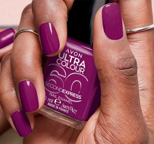 AVON ULTRA COLOUR 60 SECOND EXPRESS ЛАК ДЛЯ НОГТЕЙ GRAPE ESCAPE  10МЛ