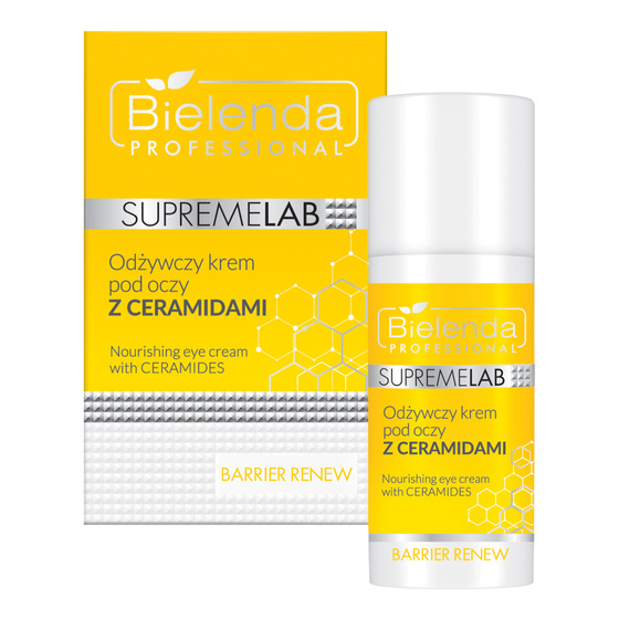 Натисніть на картинку, щоб її збільшити BIELENDA PROFESSIONAL SUPREMELAB BARRIER RENEW ЖИВИЛЬНИЙ КРЕМ ПІД ОЧІ З КЕРАМІДАМИ 15МЛ
