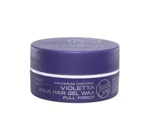 RED ONE MAXIMUM CONTROL VIOLETTA AQUA HAIR GEL WAX FULL FORCE ВІСК ДЛЯ МОДЕЛЮВАННЯ ВОЛОССЯ 150МЛ