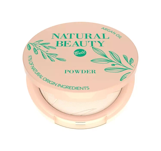 BELL NATURAL BEAUTY ПРЕСОВАНА ПУДРА З АРГАНОВОЮ ОЛІЄЮ 9Г