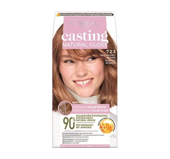 LOREAL CASTING NATURAL GLOSS ФАРБА ДЛЯ ВОЛОССЯ 723 ALMOND BLONDE