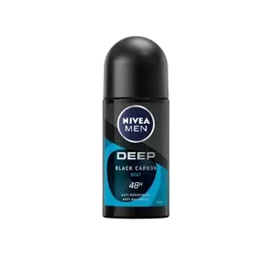 NIVEA MEN DEEP BLACK CARBON BEAT ШАРИКОВЫЙ АНТИПЕРСПИРАНТ 50МЛ