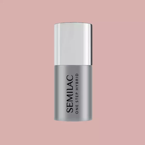 SEMILAC ONE STEP HYBRID ГЕЛЬ-ЛАК UV S220 NUDE BEIGE 5МЛ