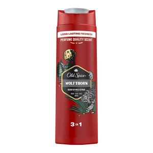 Old Spice Wolfthorn Wild Citrus парфюмированный гель для душа 3 в 1 для мужчин 400 мл