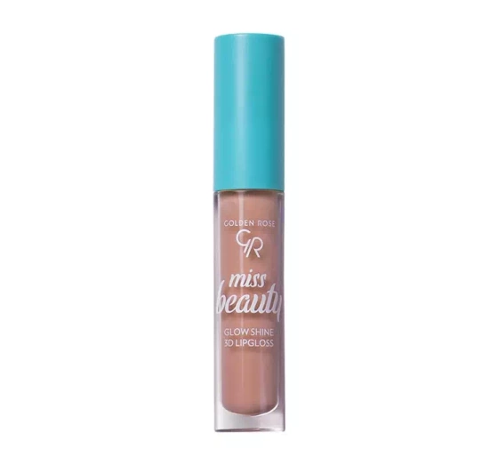GOLDEN ROSE MISS BEAUTY GLOW SHINE 3D БЛЕСК ДЛЯ ГУБ 3 SOFT PEACH 4,5МЛ