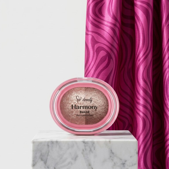 Lovely Harmony Baked Duo Eyeshadow дует блискучих тіней для повік 01 4 г