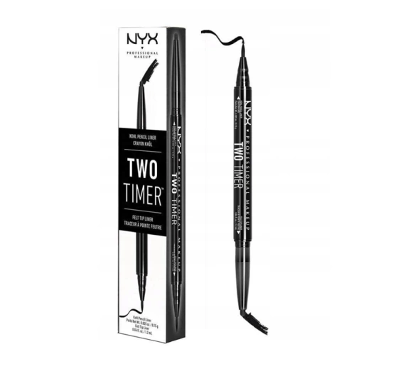 NYX PROFESSIONAL MAKEUP TWO TIMER ДВУХСТОРОННЯЯ ПОДВОДКА ДЛЯ ГЛАЗ 1,2 МЛ