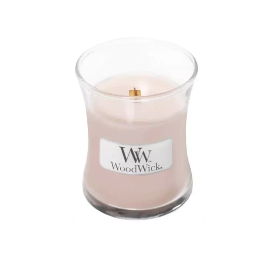 WOODWICK SMALL JAR CANDLE АРОМАТИЧЕСКАЯ СВЕЧА VANILLA & SEA SALT 85Г