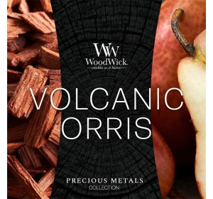 Woodwick Medium Jar Candle ароматична свічка Volcanic Orris 275 г