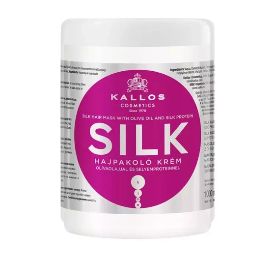 KALLOS KJMN МАСКА С ШЕЛКОМ SILK 1000 МЛ