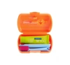 CURAPROX ORANGE TRAVEL SET ЗУБНА ЩІТКА + ЗУБНА ПАСТА 10МЛ + 2 МІЖЗУБНІ ЩІТКИ