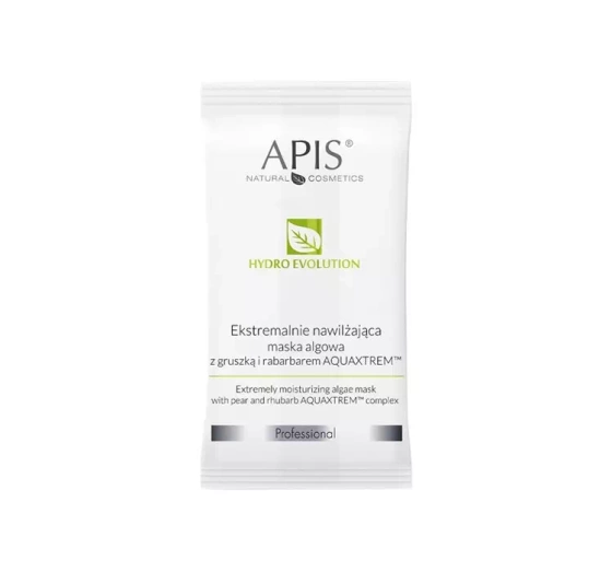 APIS HYDRO EVOLUTION УВЛАЖНЯЮЩАЯ МАСКА НА ОСНОВЕ ВОДОРОСЛЕЙ С ГРУШЕЙ И РЕВЕНЕМ AQUAXTREAM 20Г