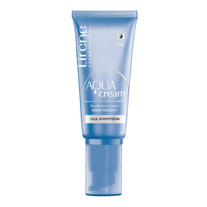 Lirene Young Skin Aqua Cream зволожувально-заспокійливий нічний крем на водній основі 40 мл