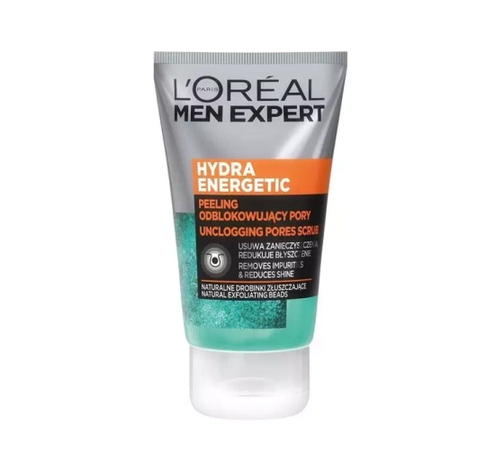 LOREAL MEN EXPERT HYDRA ENERGETIC СКРАБ ДЛЯ РАЗБЛОКИРОВКИ ПОР 100МЛ