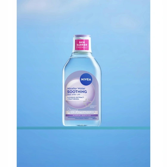 Натисніть на картинку, щоб її збільшити NIVEA МІЦЕЛЯРНА ВОДА ЧУТЛИВА ШКІРА 400 МЛ