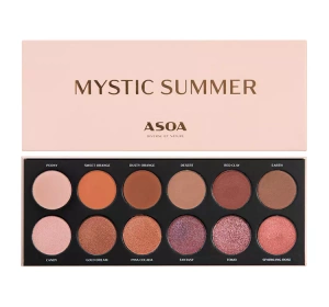 ASOA ПАЛЕТКА ТІНЕЙ ДЛЯ ПОВІК MYSTIC SUMMER 12,3Г