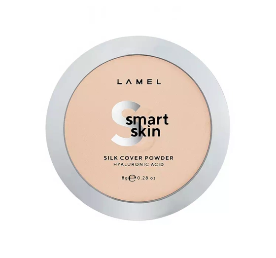 LAMEL SMART SKIN COMPACT POWDER ПРЕСОВАНА МАТУЮЧА ПУДРА 401 PORCELAIN 8Г