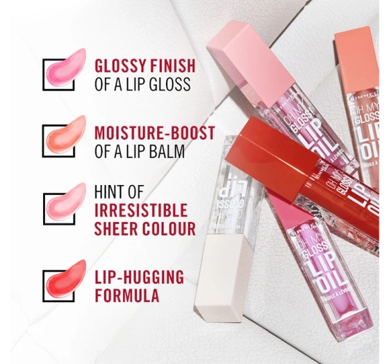 Rimmel Oh My Gloss! олія для губ 003 Berry Pink 4,5мл