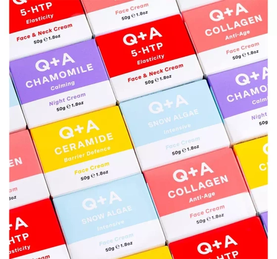 Q+A ОЧИЩАЮЩАЯ МАСКА ДЛЯ ЛИЦА С АКТИВИРОВАННЫМ УГЛЕМ 50Г