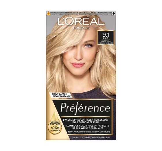 LOREAL RECITAL PREFERENCE ФАРБА ДЛЯ ВОЛОССЯ Z 9.1