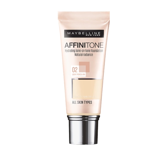 MAYBELLINE ТОНАЛЬНЫЙ КРЕМ В ТЮБИКЕ AFFINITONE LIGHT PORCELAIN 02