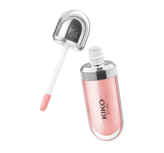 KIKO Milano 3D Hydra Lipgloss блеск для увеличения губ 04 Pearly Peach Rose 6,5мл