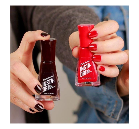 Натисніть на картинку, щоб її збільшити SALLY HANSEN INSTA-DRI ЛАК ДЛЯ НІГТІВ 403 GO GARNET POP 9,17МЛ
